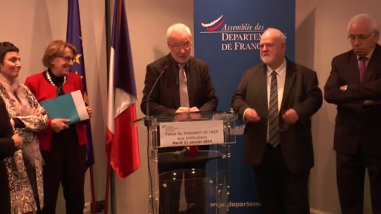 Voeux du Président Claudy Lebreton aux élus pour l'année 2014