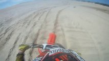 Silver Lake High Dunes Jumping Crash CRF450