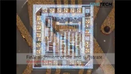 Thermosonic Bonding using Gold on Gold Process on FINEPLACER® lambda