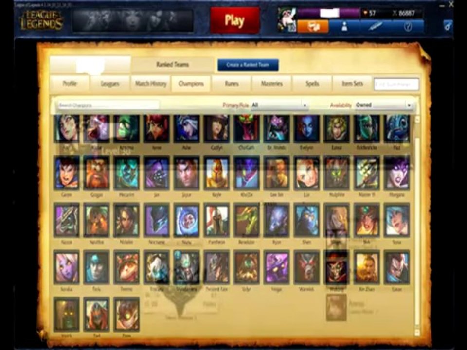 PlayerUp.com - Account Marketplace - Selling LoL Account - Silver 1, 73k IP, 51 Champs, 37 Skins, and More!