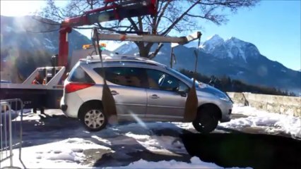Briançon : spectaculaire effondrement au pied de la cité Vauban