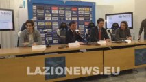 Conferenza stampa LAZIO-MSC Crociere - Canigiani, Biava e Marchetti