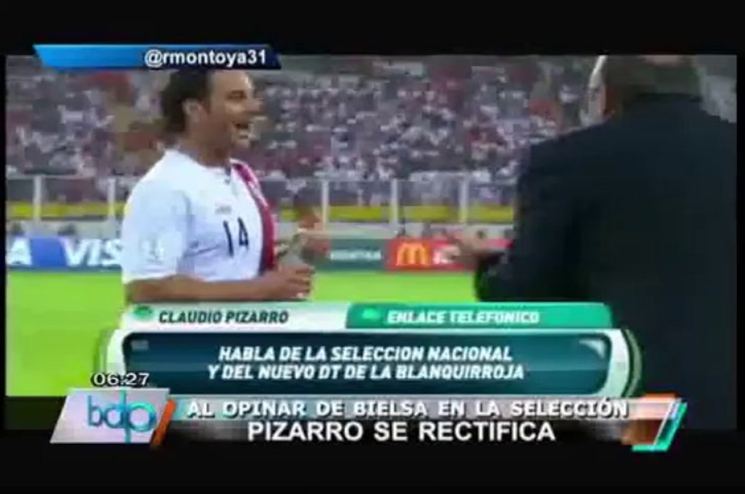 Selección peruana: Claudio Pizarro volvió a referirse de Marcelo Bielsa