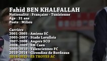Fahid Ben Khalfallah de Bordeaux à l'Estac