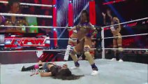 RAW - The Funkadactyls and The Bellas Twins vs. Aksana , Alicia Fox , AJ Lee and Tamina Snuka