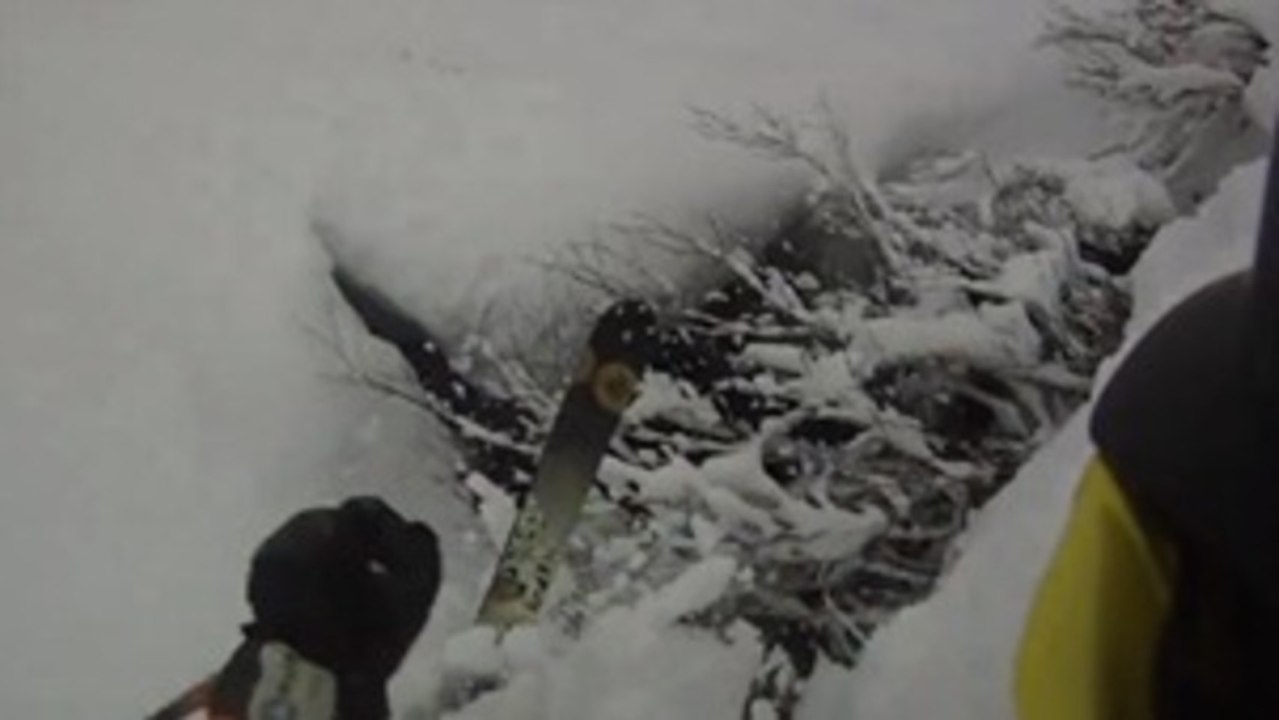 Skiing fail