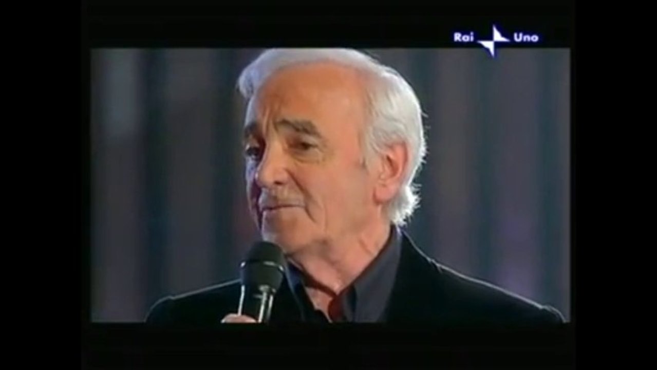 CHARLES AZNAVOUR - She (1974, RAI, TV Italien)