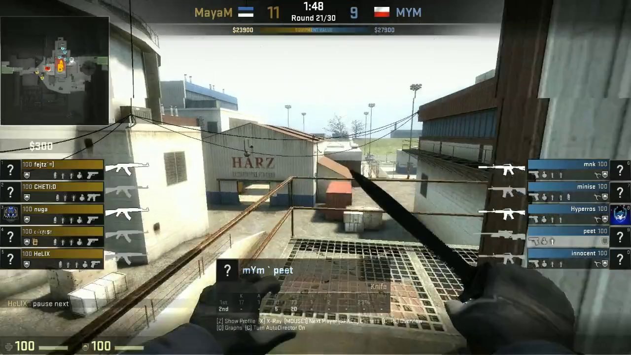 SLTV ProSeries S8 - MYM vs. MayaM map 2 nuke