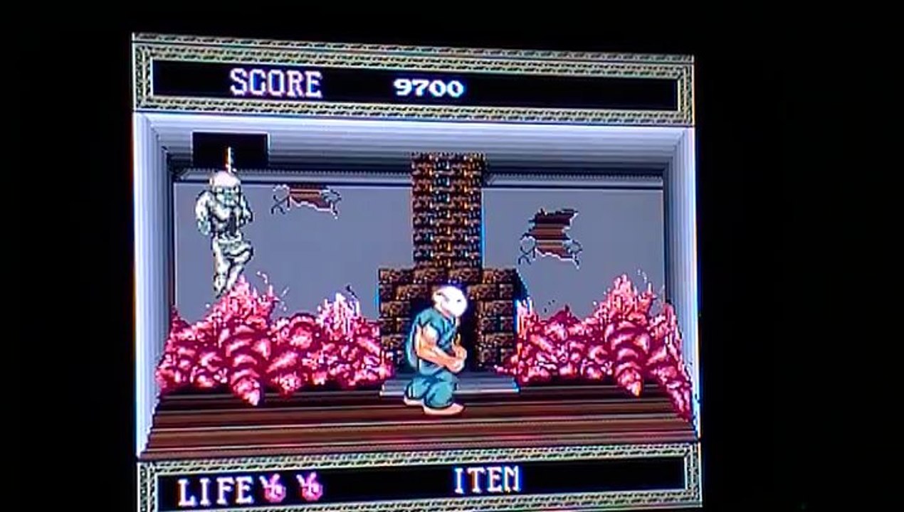 test splaterhouse sur pc engine (chaine retrogaming a l'arrache)