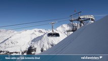 Nouveau téléphérique de liaison Grimentz-Zinal - Val d'Anniviers Video
