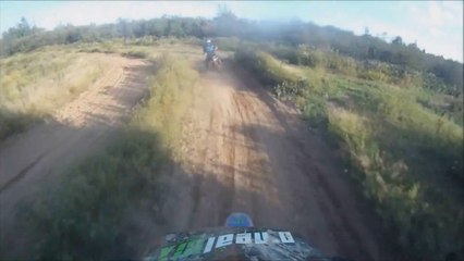 Kid Crashes A Pit Bike