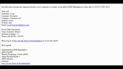 pliXos B2B Marketplace - Intro for Providers
