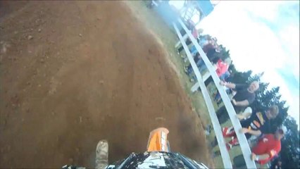 GoPro HD Strangs MX 85cc moto 1 PLUS Crashes!