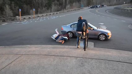 Rafale de vent à 180 km/h à Crown Point en Oregon