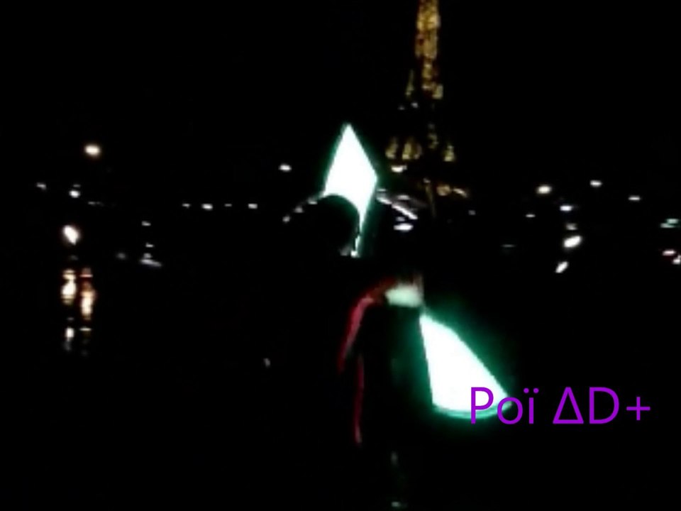 [Poï ΔD+] Green Led Staff True Spin #PalaisDeTokyo #Paris