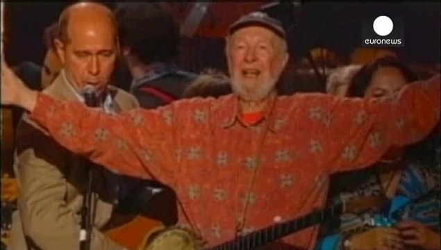 American folk music pioneer Pete Seeger dies at 94