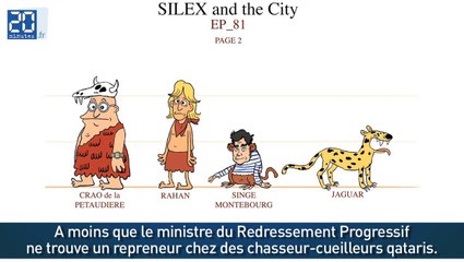 Montebourg double un singe dans un dessin animé