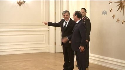 Trabzonspor'un Fransız Oyuncusu Malouda Çankaya Köşkü'nde