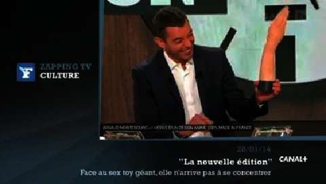 Zapping TV : un sextoy géant provoque un fou rire sur Canal+
