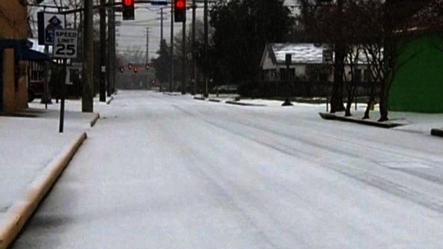 Arctic blast freezes the U.S. South