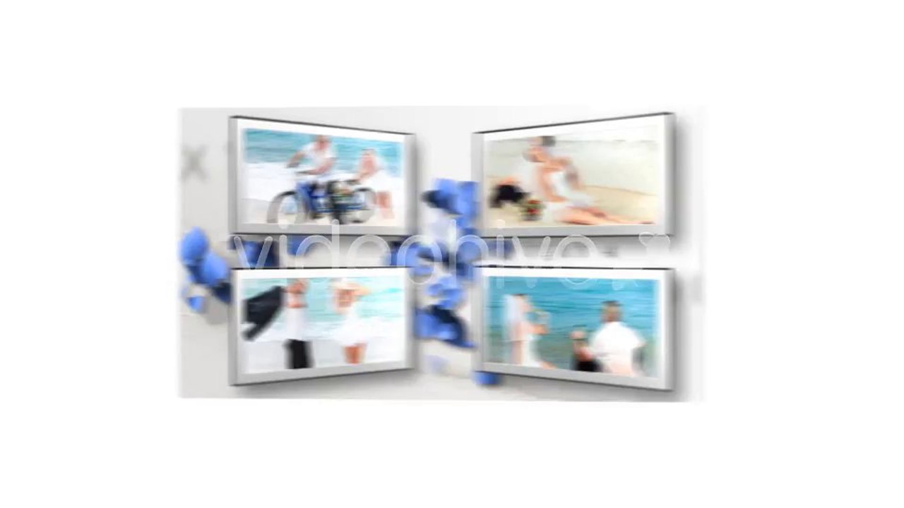 Hearts, Clean Wedding Slideshow - After Effects Template