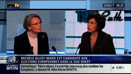 Michèle Alliot-Marie: l'invitée de Ruth Elkrief - 28/01