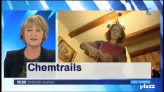 Manif anti-chemtrails au JT de France3 Rhône-Alpes (25 janvier 2014)