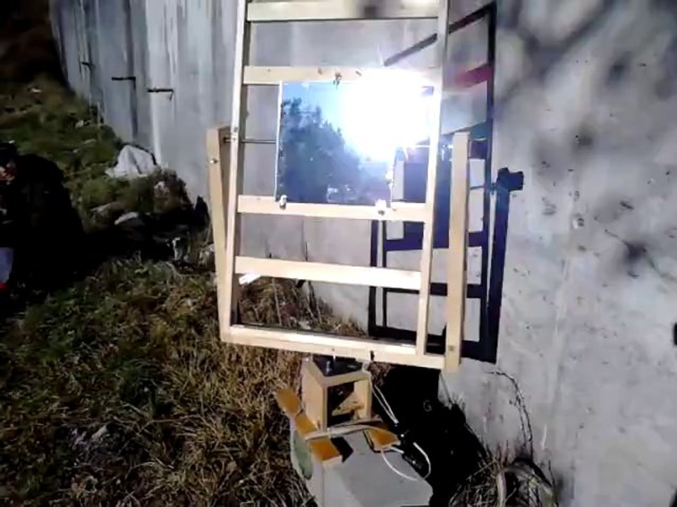 Heliostat fabrication maison