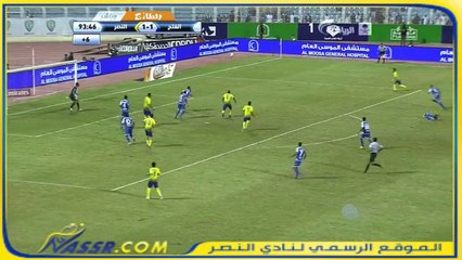 هدف عمر هوساوي على الفتح دوري عبداللطيف جميل