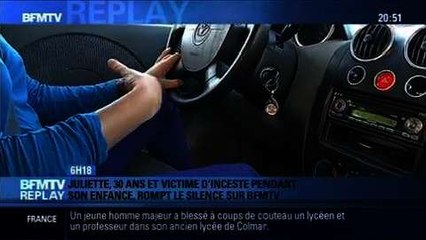 BFMTV Replay: Juliette: victime d’inceste lors de son enfance - 28/01