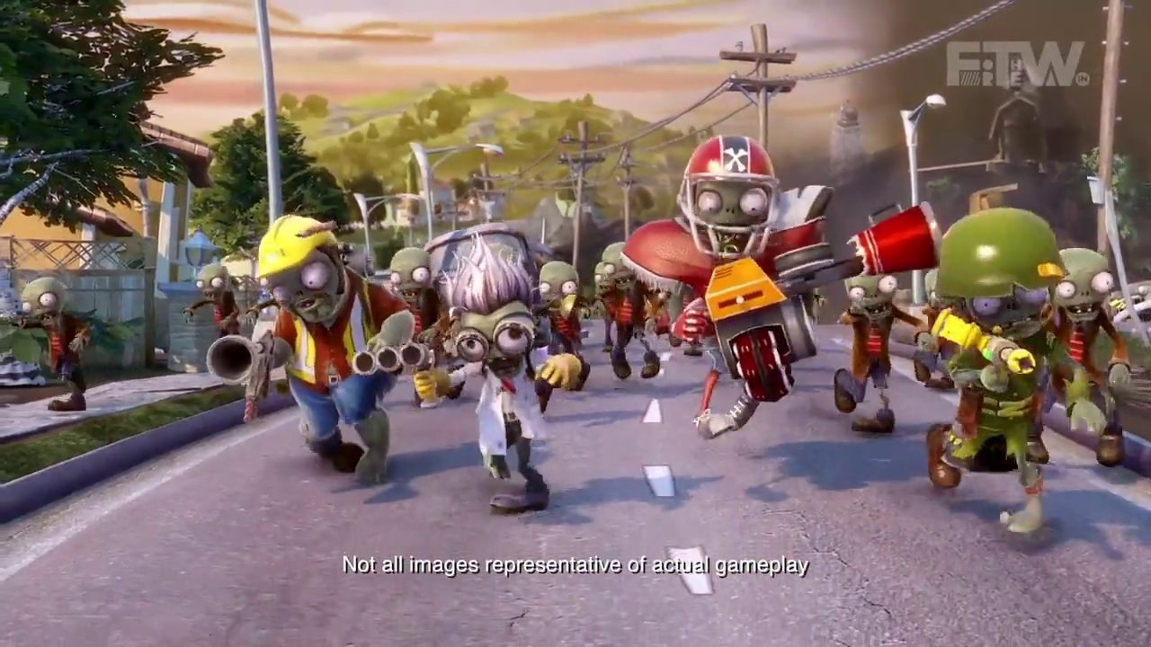 Plants vs Zombies Garden Warfare - Gameplay Ecran splitté et Mode Boss