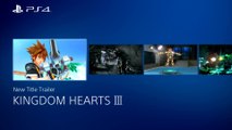 『KINGDOM HEARTS III 』 PS4™ NEW TITLE TRAILER