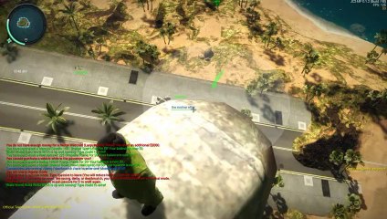 hello this is a gameplay video of just cause 2 please enjoy
