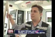 Tramo 2 de la Línea 1 del tren eléctrico ya se encuentra en fase de prueba