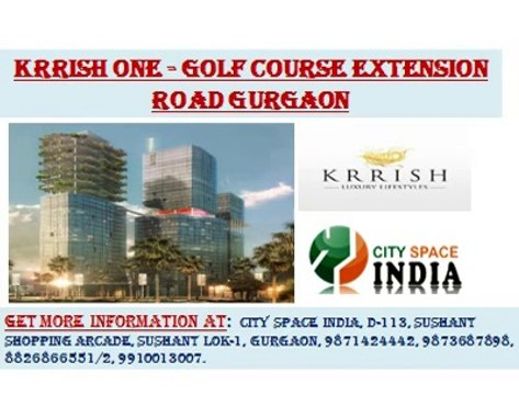krrish one sector 66 gurgaon[[9871424442]]Krrish New Project Golf Course Ext road