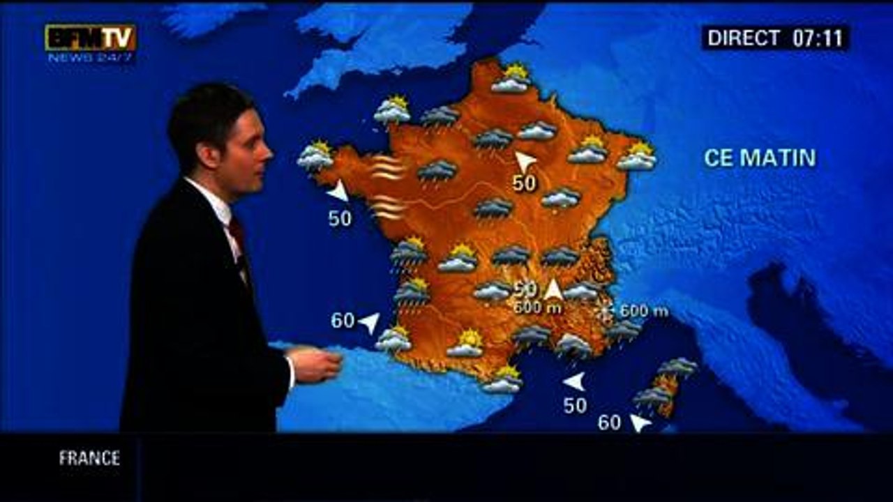 La Météo pour ce mercredi - 29/01