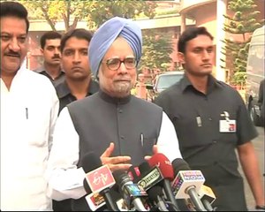 Manmohan Singh & Sonia Gandhi face protest at Minority Ministry Conference