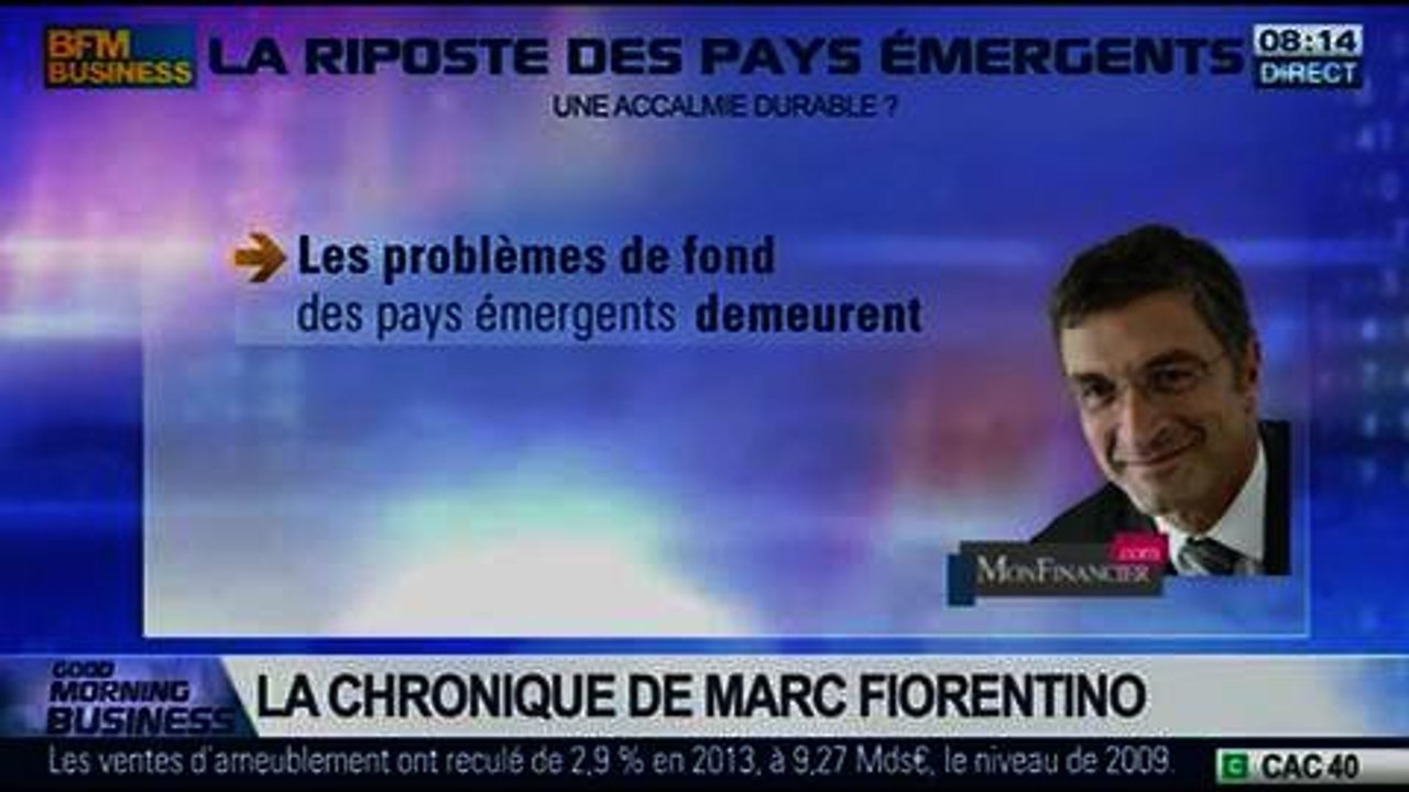 Marc Fiorentino: "Les problèmes de fonds des émergents demeurent" - 29/01