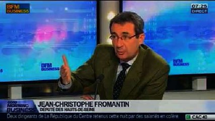 "Le gouvernement est faible pour apporter et aborder une réforme qui a besoin d'être forte", Jean-Christophe Fromantin, dans GMB - 29/01