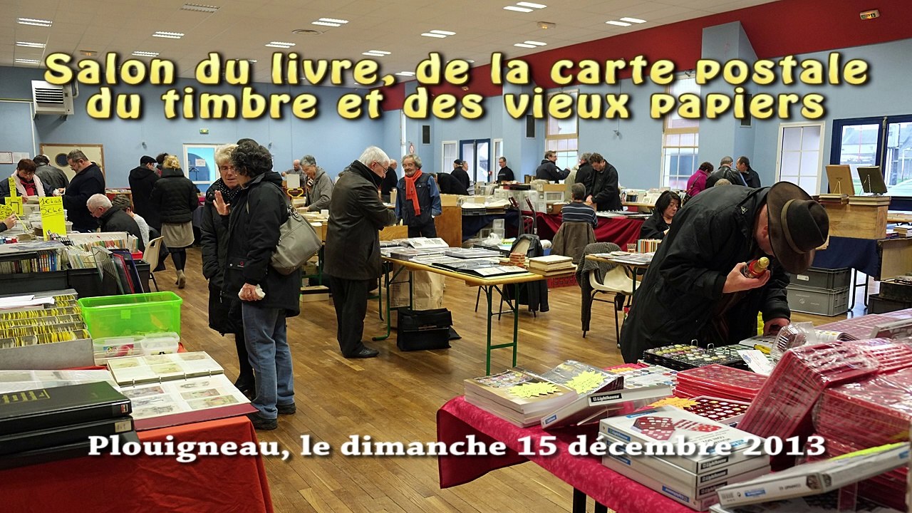 Salon du livre, de la carte postale, du timbre et des vieux papiers