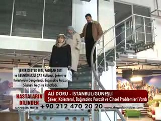ALİ DORU ( ŞEKER-KOLESTEROL-BAĞIRSAKTA PARAZİT-CİNSEL PROBLEM)
