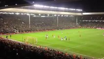 Sturridge blazes penalty over the bar during Merseyside der