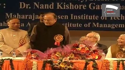 Arun Jaitley addresses at Vasant Utsav Function 2014 at Sector -22 Rohini, Delhi