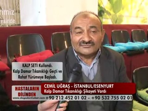 CEMİL UĞRAŞ ( KALP DAMAR TIKANIKLIĞI )