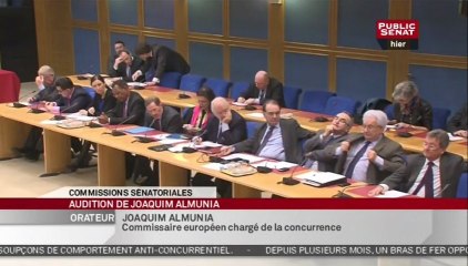 Audition de M. Joaquim Almunia, commissaire européen chargé de la concurrence - Audition