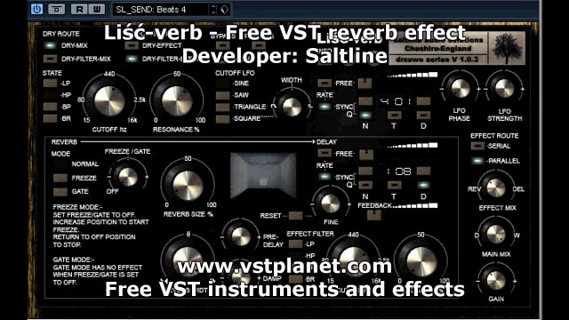 Liść-verb - Free VST reverb effect - vstplanet.com