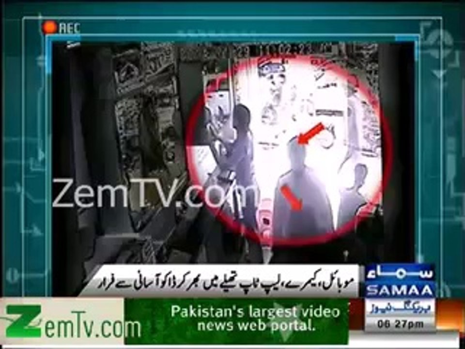 CCTV Footage of Robbery in Hyderabad Cantt Shop