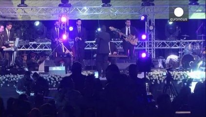 Filistin'de toplu nikah merasimi