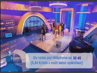 Twin Twin "Moustache" dans les chansons d'abord spécial Eurovision sur France 3