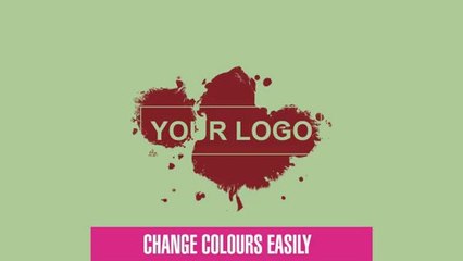 Ink Blot Logo Reveal - After Effects Template